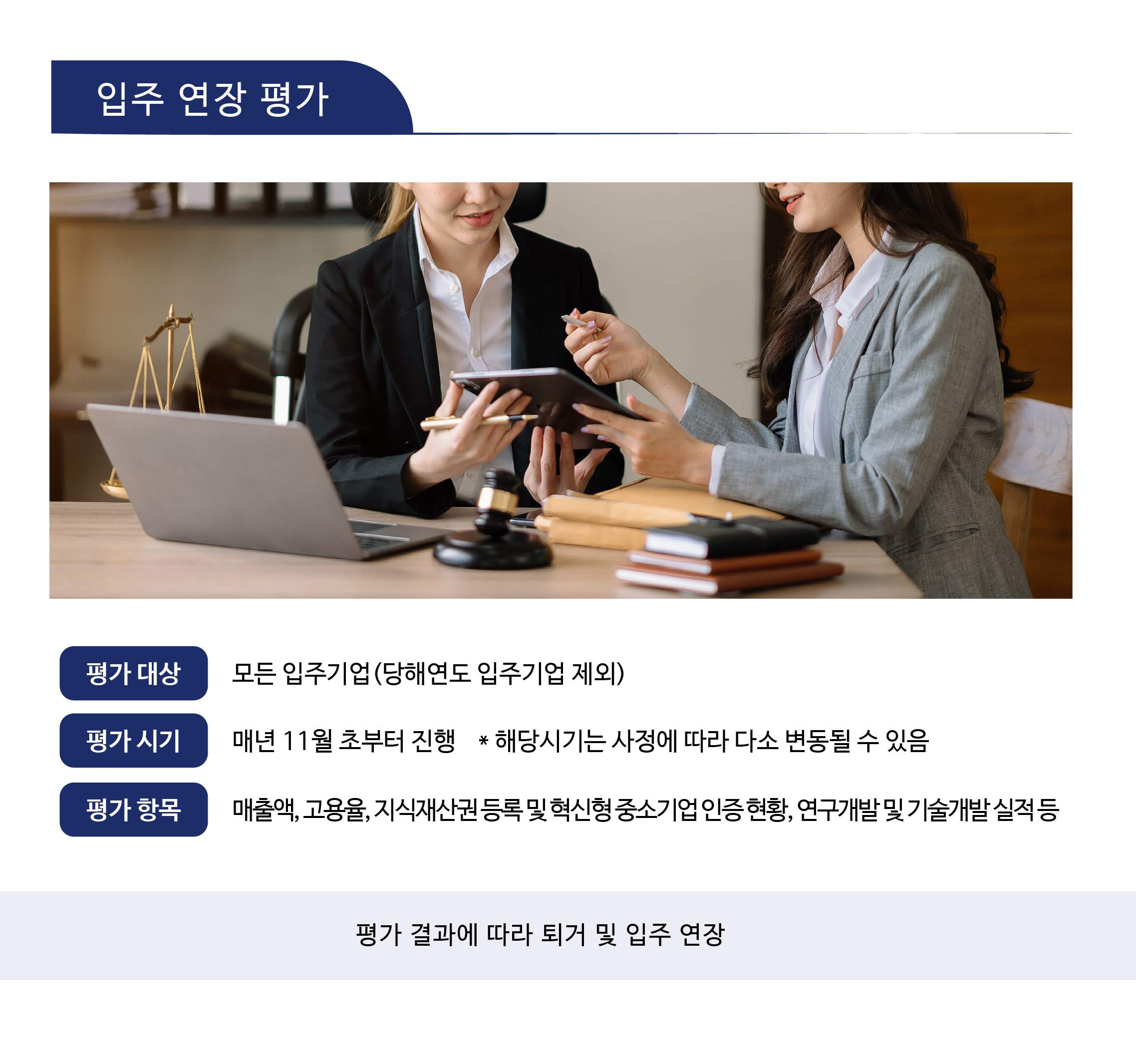 창업보육센터 입주연장절차